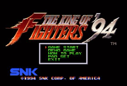 King of Fighters 94 screenshot 2 for Neo Geo CD